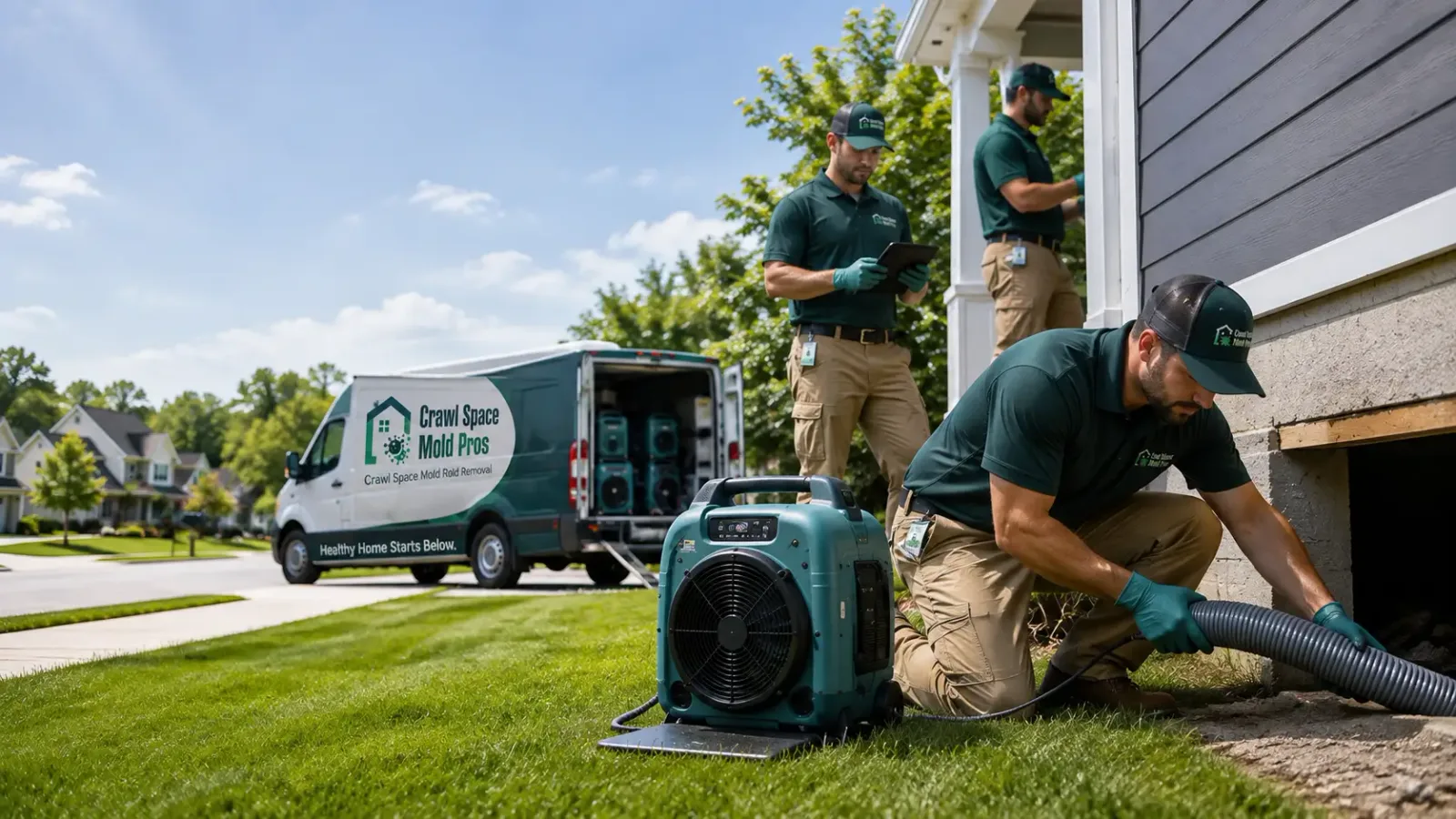 Crawl Space Mold Removal in Farmington, UT